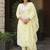 Women Floral Embroidered Thread Work Pure Cotton Kurta with Trousers & Dupatta