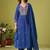 Women Floral Embroidered Cotton Kurta with Trousers & Dupatta