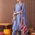 Ethnic Motifs Embroidered Sequinned Pure Cotton Kurta With Trousers & Dupatta