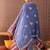 Ethnic Motifs Embroidered Sequinned Pure Cotton Kurta With Trousers & Dupatta