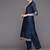 Women Floral Yoke Design Regular Sequinned Kurta with Trousers & Dupatta