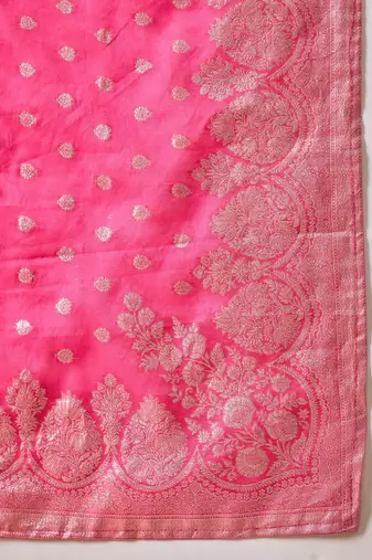 Women Ethnic Motifs Regular Kurta with Trousers & With Dupatta