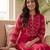 Women Ethnic Motifs Embroidered Regular Thread Work Pure Cotton Kurta with Trousers