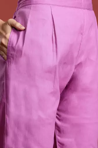 Women Floral Printed Pure Cotton Kurta with Trousers & With Dupatta