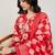 Floral Printed Empire Gotta Patti Pure Cotton Kurta & Trousers & Dupatta
