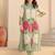 Floral Printed Screen Pure Cotton Kurta With Trousers