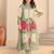 Floral Printed Screen Pure Cotton Kurta With Trousers