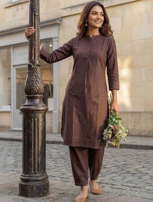 Women Regular Pure Cotton Kurta with Salwar 1