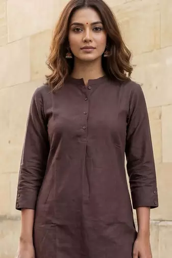 Women Regular Pure Cotton Kurta with Salwar