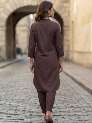Women Regular Pure Cotton Kurta with Salwar 5