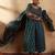 Floral Printed Empire Pure Cotton A-Line Kurta with Trousers & Dupatta
