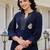 Women Ethnic Motifs Embroidered Regular Thread Work Pure Cotton Kurta with Palazzos