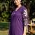 Women Embroidered Pleated Thread Work Pure Cotton Kurta with Trousers