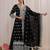 Ethnic Motifs Embroidered Pure Cotton Anarkali Kurta With Trouser And Dupatta