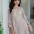 Adults-Women Woven Design Embroidered Anarkali Kurta with Trousers & Dupatta