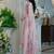 Adults-Women Woven Design Embroidered Anarkali Kurta with Trousers & Dupatta