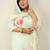 Plus Size Floral Printed Regular Kurta with Trousers & With Dupatta