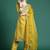 Ethnic Motifs Yoke Design Sequinned Kurta With Trousers & Dupatta