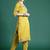 Ethnic Motifs Yoke Design Sequinned Kurta With Trousers & Dupatta