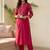 Women Ethnic Motifs Embroidered Regular Kurta with Trousers