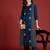 Floral Embroidered Panelled Thread Work Kurta with Trousers