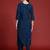 Floral Embroidered Panelled Thread Work Kurta with Trousers