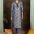 Floral Printed V-Neck Pure Cotton A-Line Kurta With Trousers