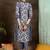Floral Printed V-Neck Pure Cotton A-Line Kurta With Trousers