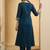 Women Ethnic Motifs Embroidered Pure Cotton Kurta with Trousers