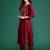 Floral Embroidered Thread Work Kurta with Trousers & With Dupatta