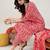 Floral Printed Straight Kurta With Trousers & Dupatta