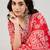 Floral Printed Straight Kurta With Trousers & Dupatta