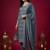 Ethnic Motifs Embroidered Thread Work Kurta with Trousers & With Dupatta