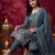 Ethnic Motifs Embroidered Thread Work Kurta with Trousers & With Dupatta