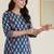 Women Paisley Printed Panelled Mirror Work Pure Cotton Kurta with Trousers