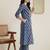 Women Paisley Printed Panelled Mirror Work Pure Cotton Kurta with Trousers