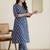 Women Paisley Printed Panelled Mirror Work Pure Cotton Kurta with Trousers