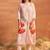 Women Floral Printed Regular Linen Kurta with Trousers & With Dupatta