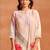 Women Floral Printed Regular Linen Kurta with Trousers & With Dupatta
