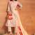 Women Floral Printed Regular Linen Kurta with Trousers & With Dupatta
