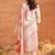 Women Floral Printed Regular Linen Kurta with Trousers & With Dupatta