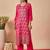 Women Ethnic Motifs Regular Kurta with Trousers & With Dupatta