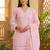 Women Ethnic Motifs Embroidered Regular Chikankari Pure Cotton Kurta with Trousers & With Dupatta