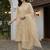 Women Floral Embroidered Regular Thread Work Pure Cotton Kurta with Trousers & With Dupatta