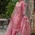 Women Floral Printed Regular Thread Work Linen Kurta with Trousers & With Dupatta