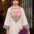 Women Floral Embroidered Regular Thread Work Pure Cotton Kurta with Trousers & With Dupatta
