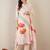 Women Floral Printed Regular Linen Kurta with Trousers & With Dupatta