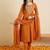 women ethnic motifs embroidered regular thread work  cotton kurta with trousers & with dupatta