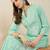 women floral embroidered regular thread work  cotton kurta with trousers