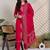 Paisley Printed Thread Work Pure Cotton Kurta With Trousers & Dupatta